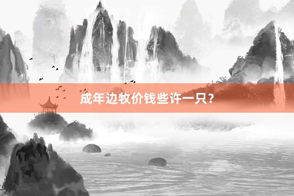 成年边牧价钱些许一只？